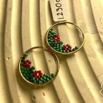 گوشواره طرح حلقه میوکی - طراحی‌های مدرن در طلا